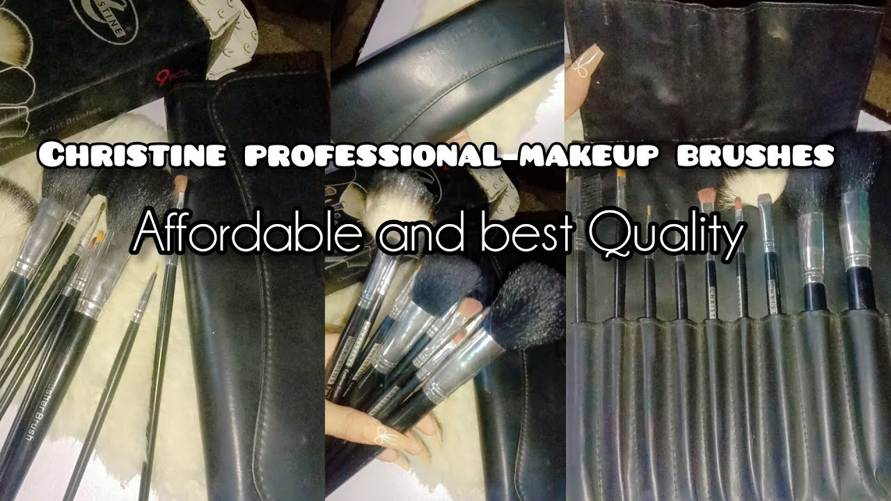 Best AFFORDABLE Makeup Brushes | CRISTINE  BRUSH SET| #MustHaveBrushes #fyp #makeupbrushes