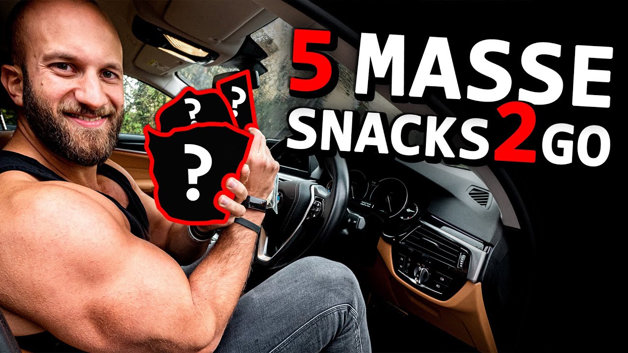 5 schnelle Masseaufbau Snacks für unterwegs