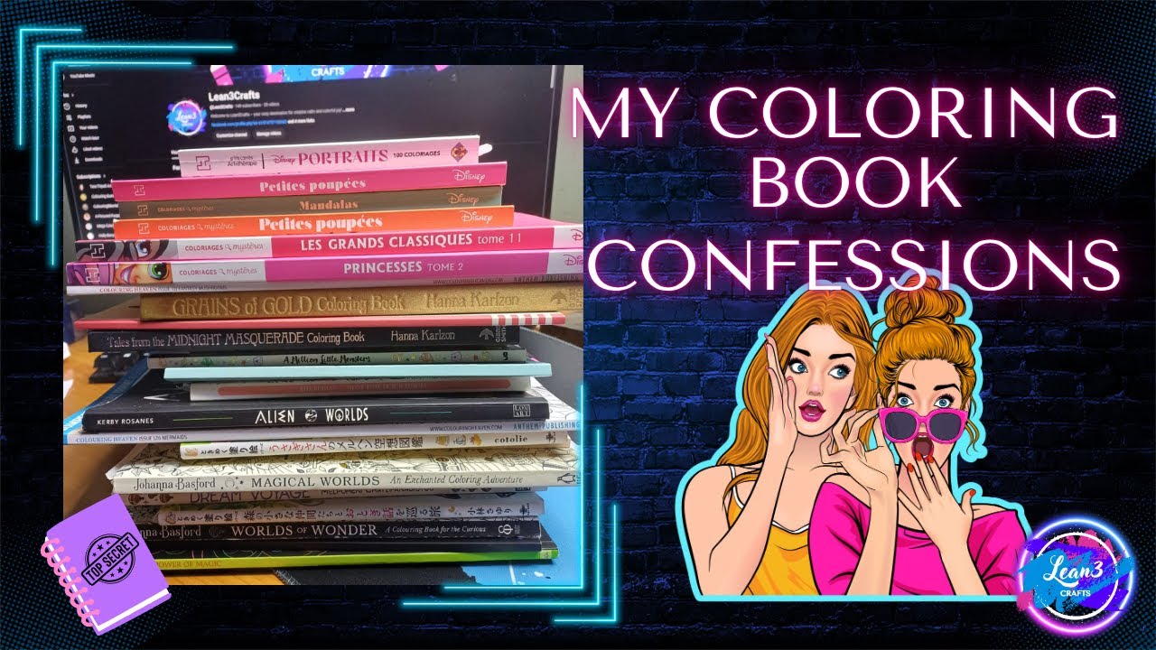 The TRUTH About My Coloring Books... 😱 (Coloring Book Confessions Tag)