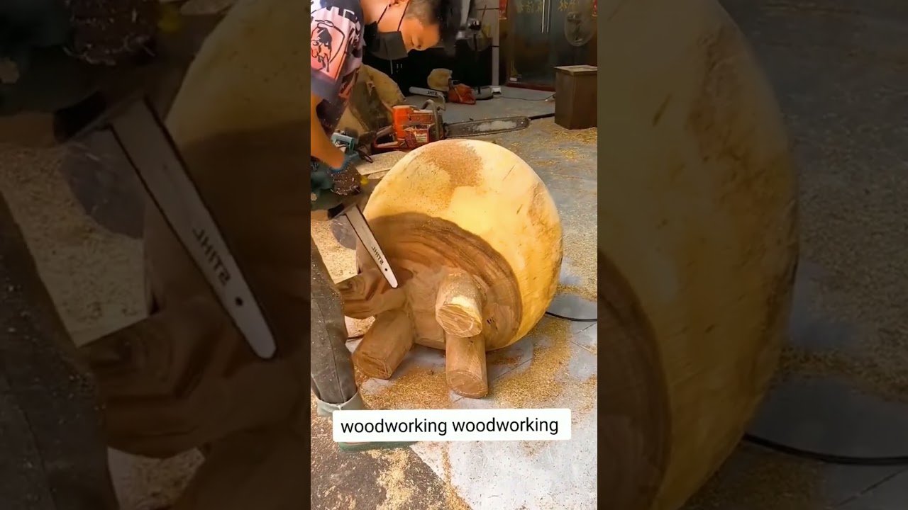 Stunning Chainsaw Carved Log Chair