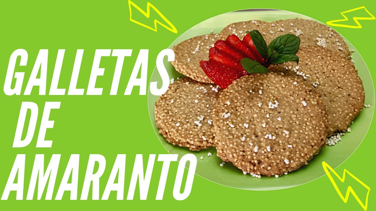 GALLETAS DE AMARANTO- RICAS Y SALUDABLES. / INGREDIENTES EN LA DESCRIPCION DEL VIDEO.