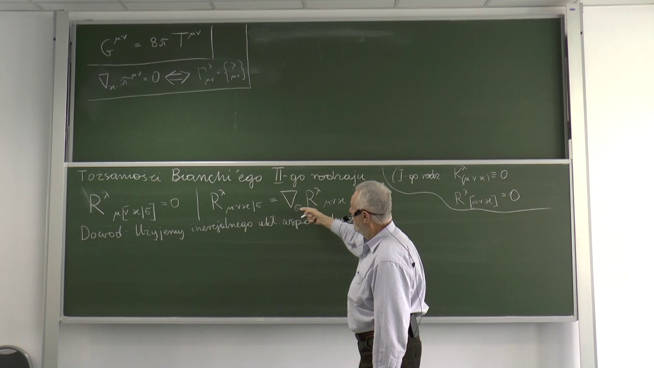 Wszechnica CFT PAN - prof. Jerzy Kijowski: Własności metrycznego tensora Riemanna