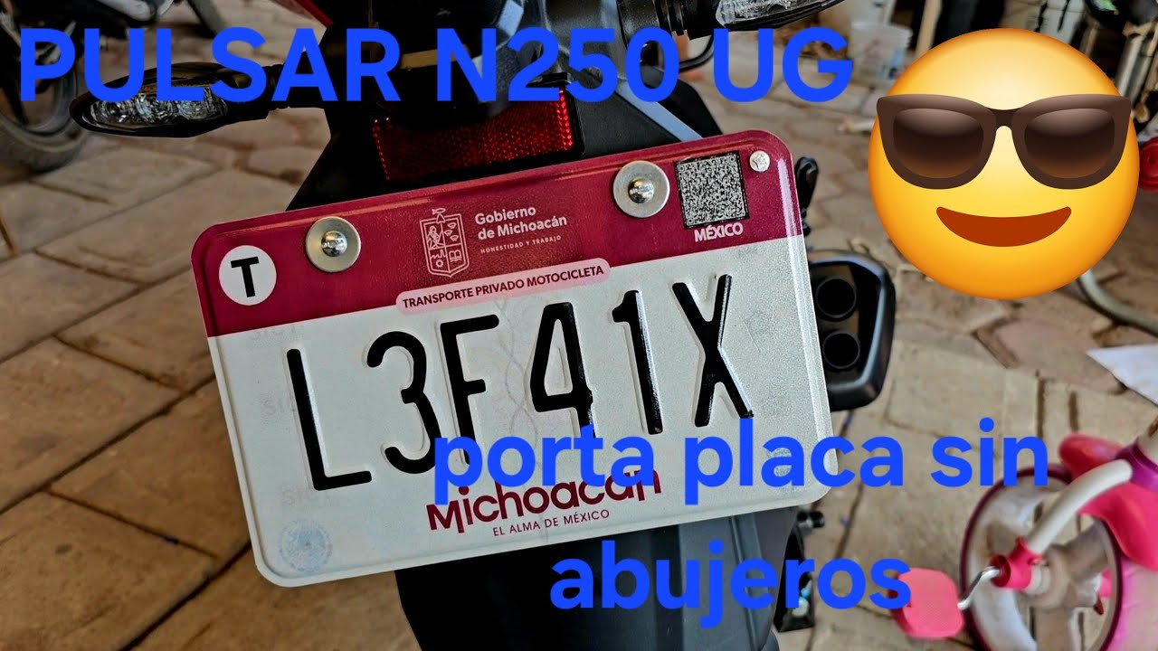 COMO COLOCAR LA PLACA EN PULSAR N250 UG SIN ABUJERAR LA PLACA (ECONOMICO Y FACIL)