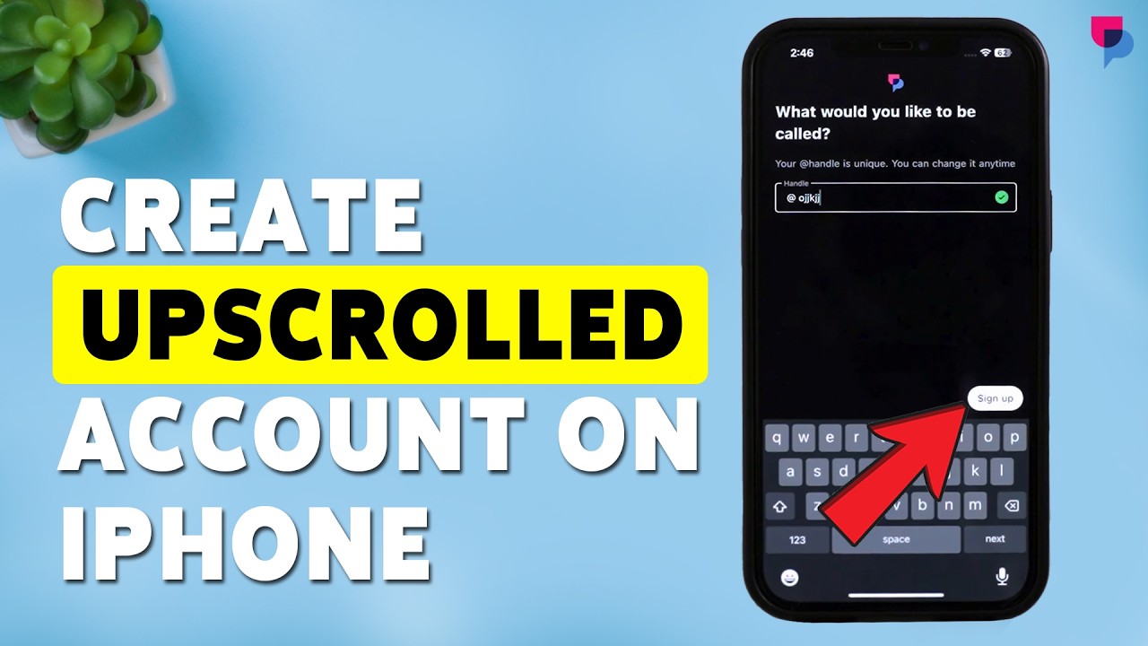 Как создать аккаунт UpScrolled на iPhone | Регистрация в приложении UpScrolled на iOS в 2026 году