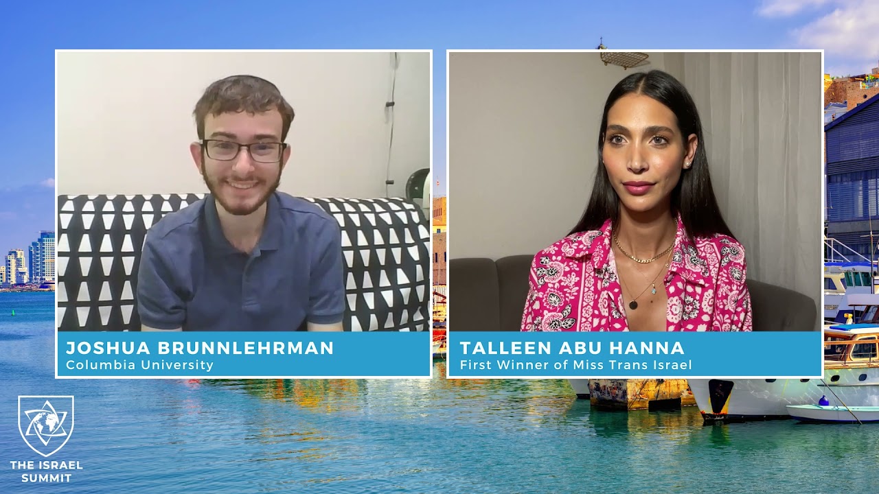 Miss Trans Israel Talleen Abu Hanna addresses The Israel Summit Fall 2021