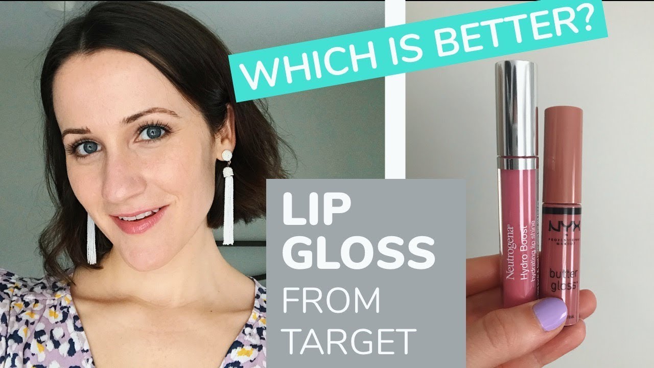 Drugstore Lip Gloss First Impression // NYX and Neutrogena Hydro Boost