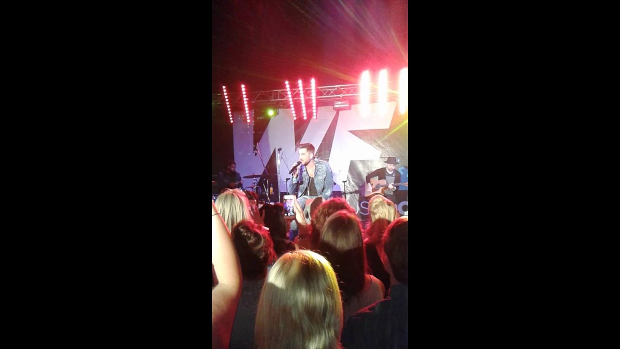Adam Lambert on World famous rooftop