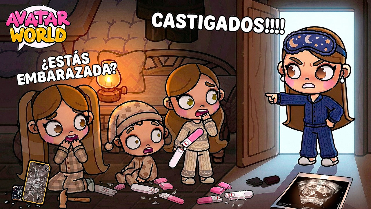 ¡¡¡CASTIGADAS!!! 💥😭 ROMPO EL TEST DE EMBARAZO DE MAMA Y SU CELULAR 👶 en Avatar World