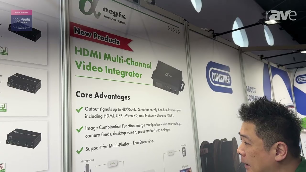 ISE 2026: aegis Multimedia Inc. Talks AV-over-IP Solutions, HDMI Multichannel Video Integrator