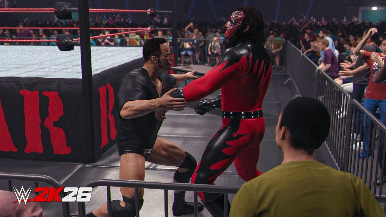 WWE 2K26 What If The Rock vs Kane Became an I Quit War!