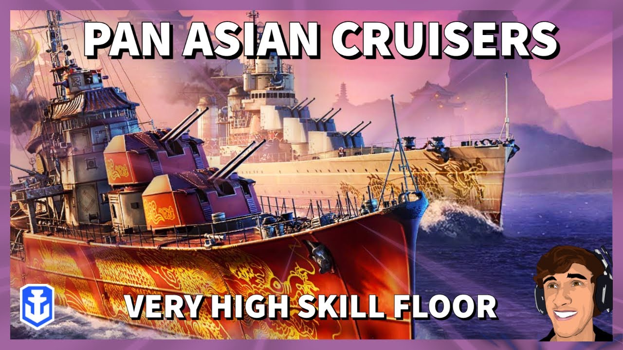 Pan Asian Cruisers....If You're Looking For a Challenge in World of Warships Legends 4K
