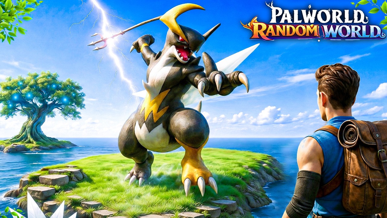 OMG! THUNDER GOD POKEMON ATTACK ON ME 😱 | PALWORLD RANDOM WORLD