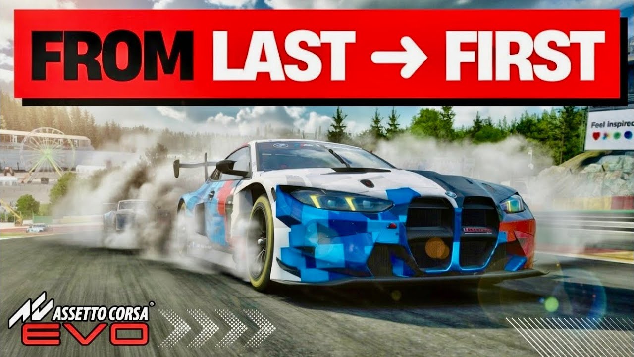 LAST TO FIRST on Assetto Corsa EVO… Can It Be Done?
