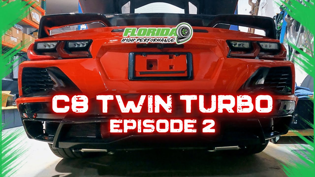 Twin Turbo C8 Episode 2 - WE FIRE UP THE NEW TURBOCHARGED ENGINE!