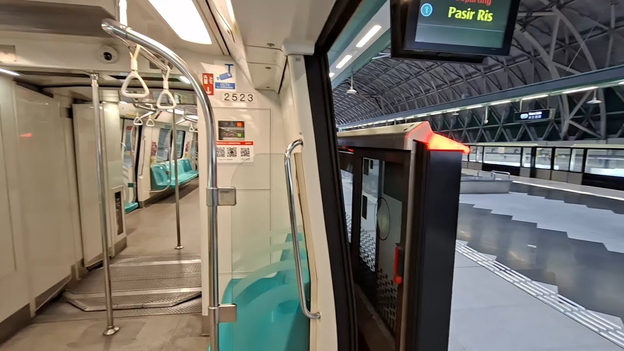 [No Braking Difficulties] SMRT C151A 523/524 EW33 Tuas Link to EW29 Joo Koon