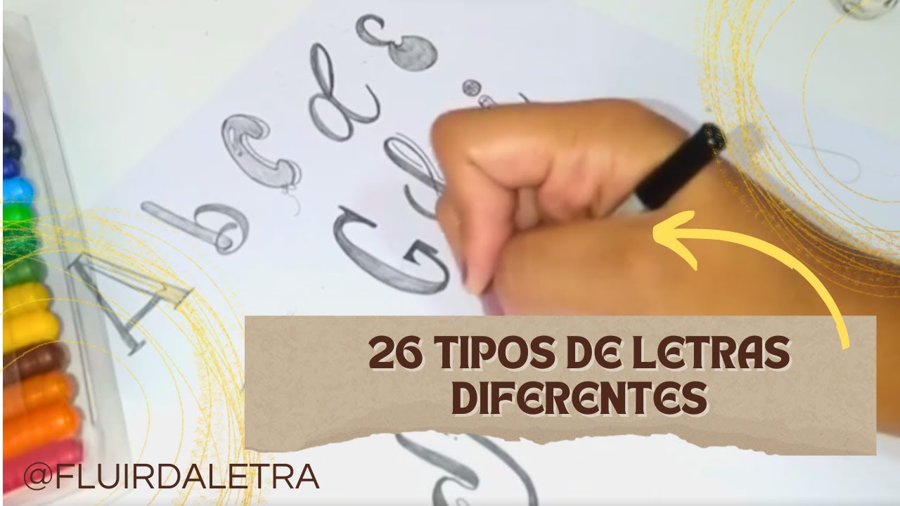 Como fazer vários tipos de letras no Lettering - Vídeo Prático #handlettering #tutorial #lettering