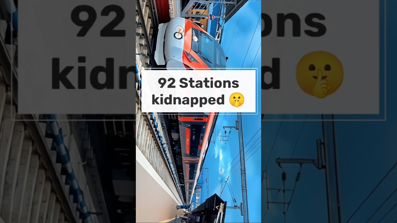 This map hides a secret — 92 stations vanish here 👀🚄 # 