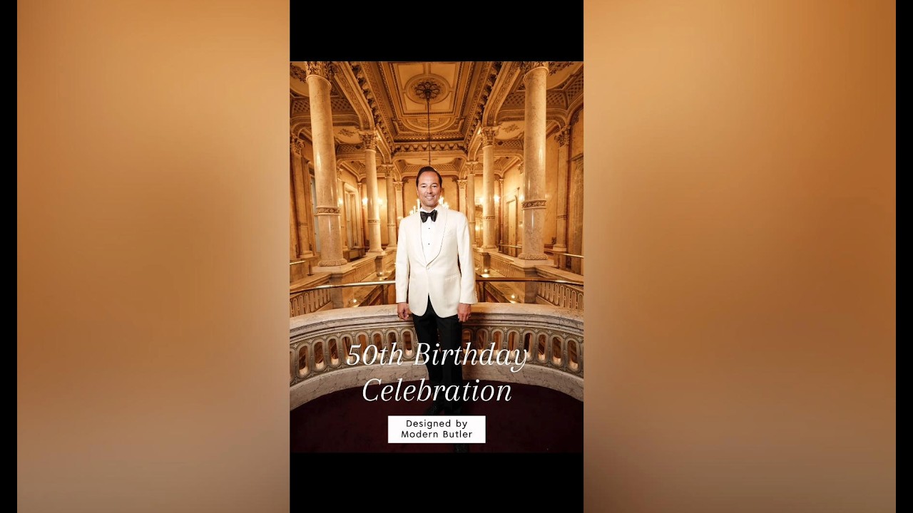 Modern Butler designed and produced this 5 day destination event for a 50th birthday in Vienna.