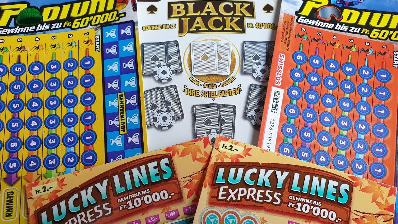 Schweizer Glück Nr. 9 - Podium, Black Jack, Lucky Lines - LIVE