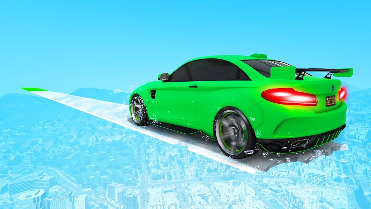 *НЕВОЗМОЖНО* Испытание паркура на стеклянном мосту! (Смешные моменты GTA 5)