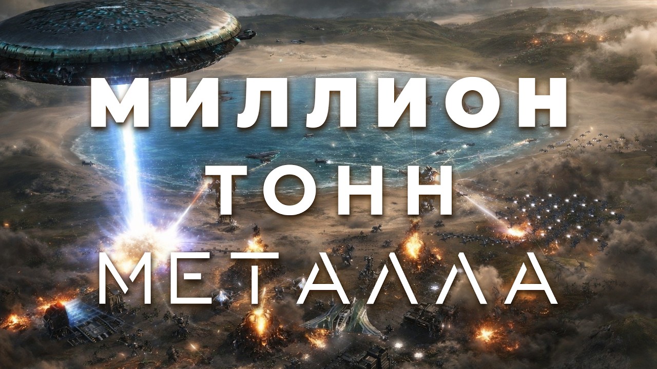 МИЛЛИОН ТОНН МЕТАЛЛА - ВСЁ ЧТО ОСТАЛОСЬ ОТ ПОБОИЩА В SUPREME COMMANDER