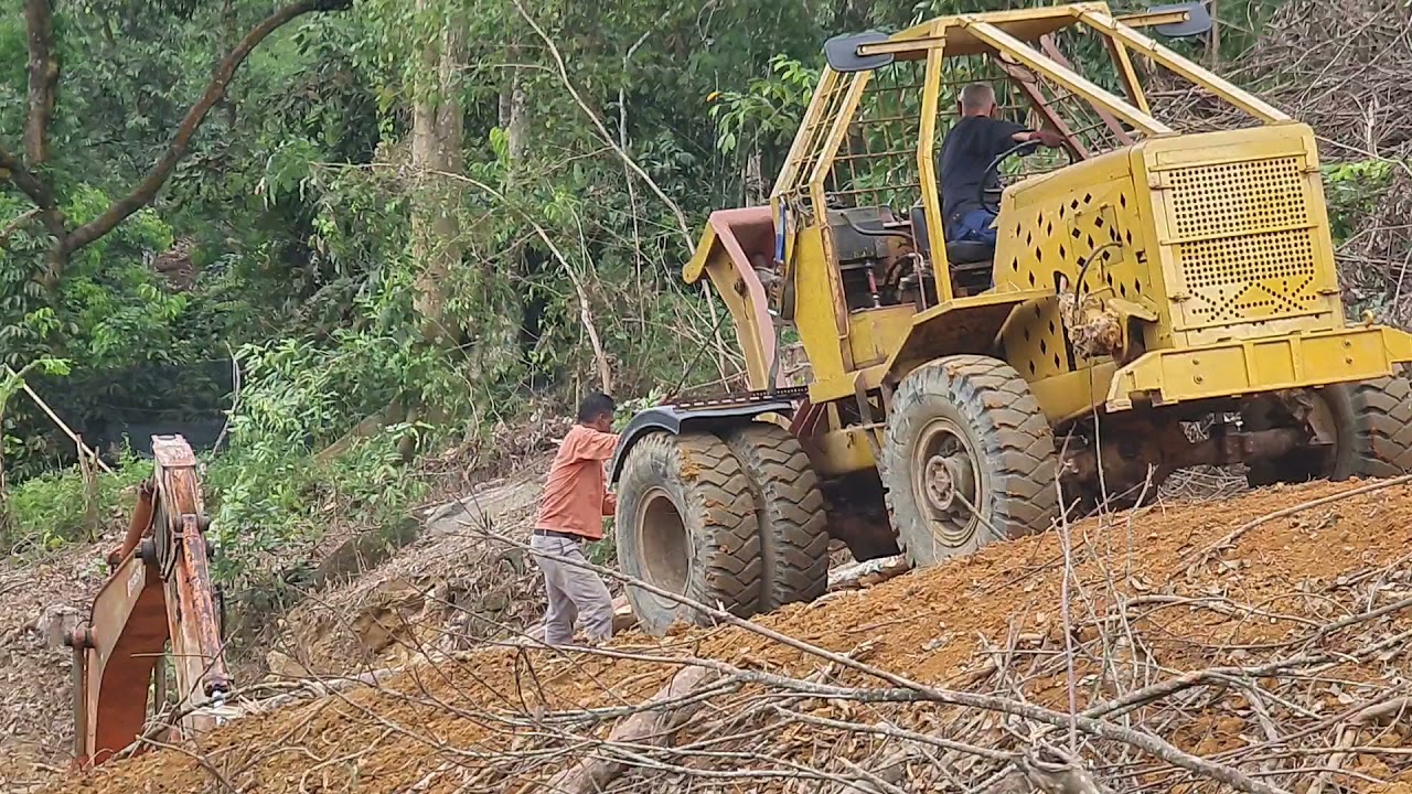Homemade log skidder