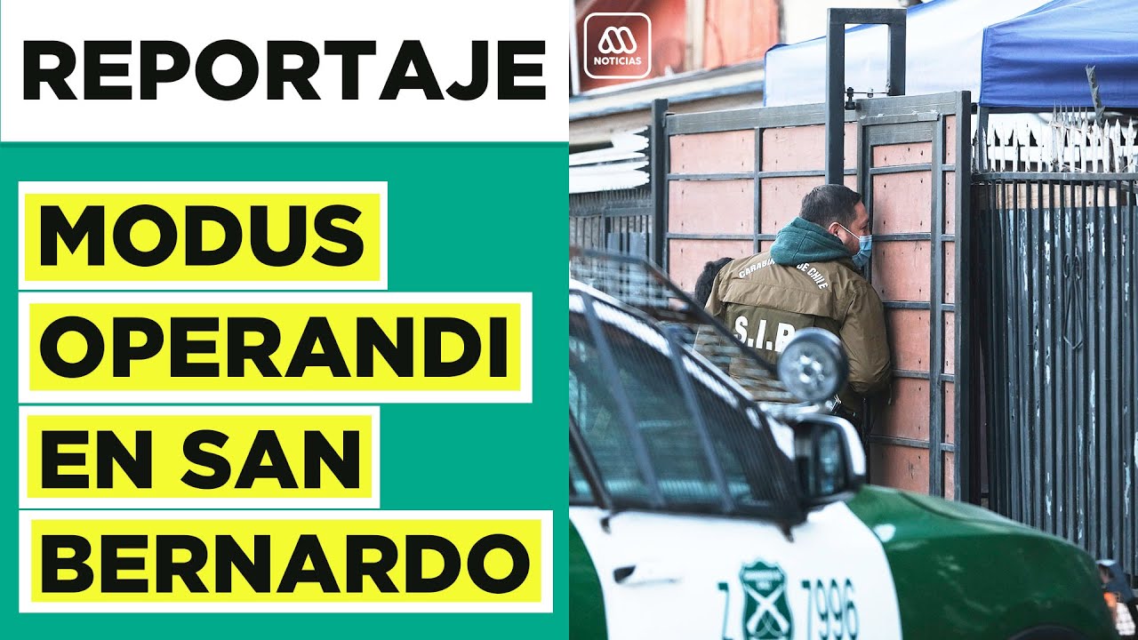 Modus operandi en San Bernardo: ¿Cómo está organizada la delincuencia?
