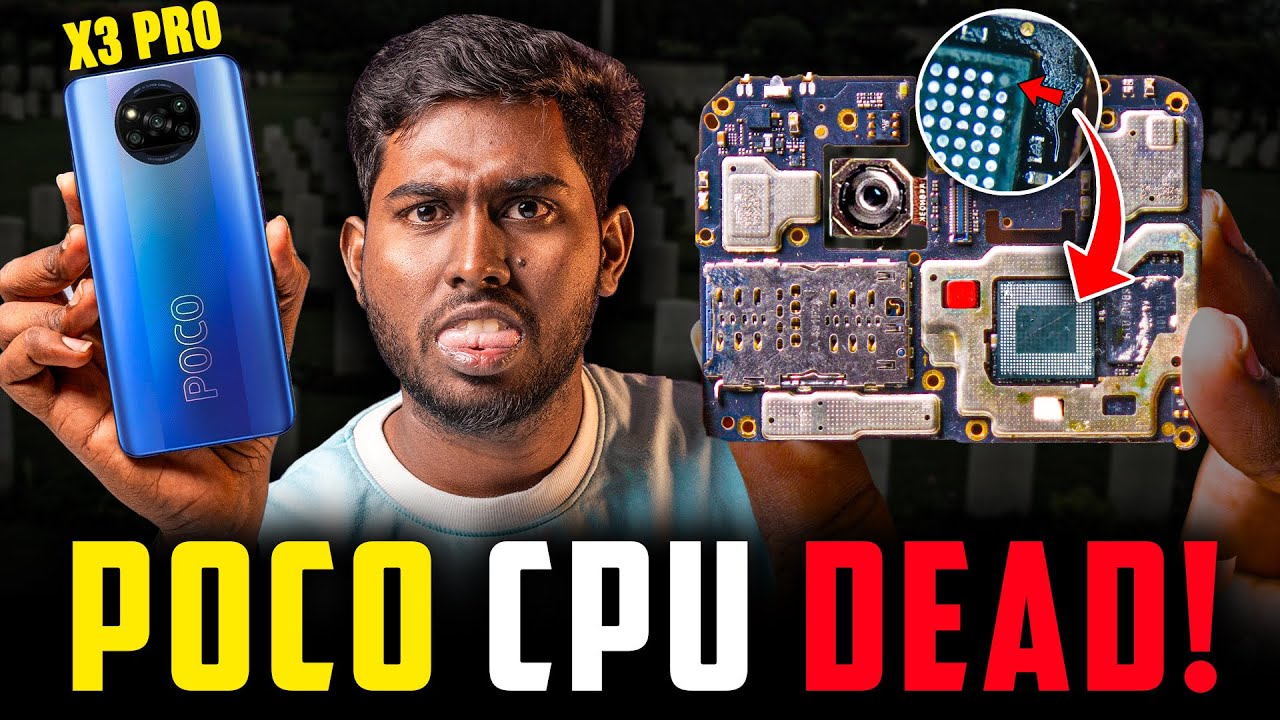 POCO CPU Dead - யாருடைய தப்பு? 😡 | Reballing Mobile CPU & RAM 🛠  | PC-DOC Fixing POCO Mobile 📱