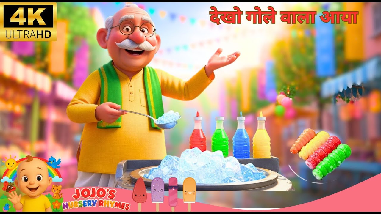 Gole wala Hindi Rhyme, देखो गोले वाला आया, Kids Songs in Hindi and Rhymes