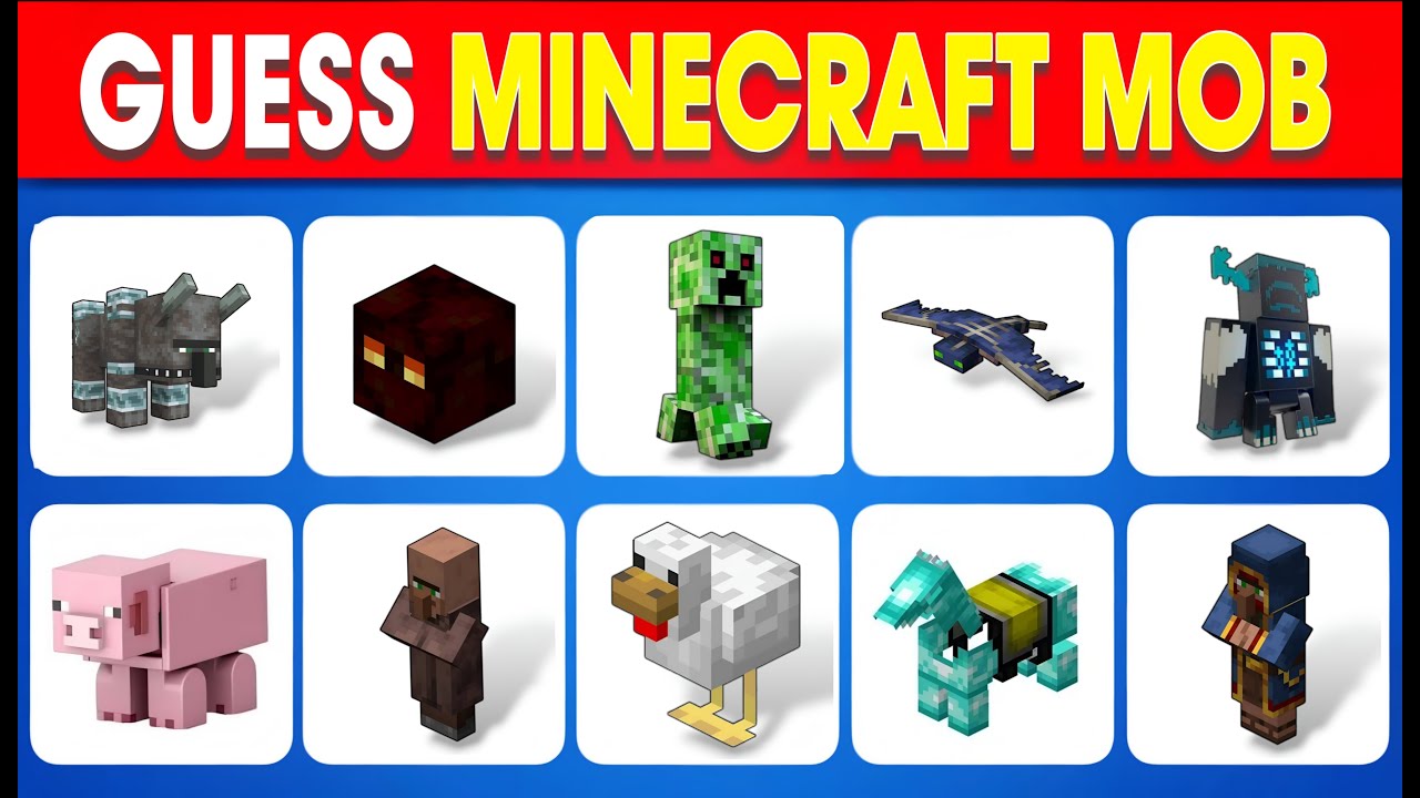 Guess the Mob in 10 Seconds! ⏳ Minecraft Quiz