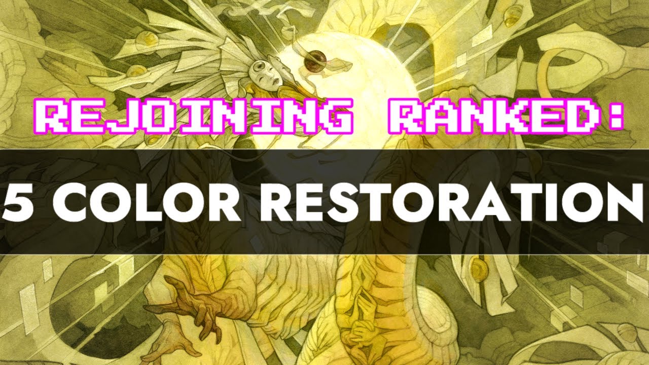WACKY Games With 5-Color Brilliant Restoration | Mtg Arena Ranked Standard