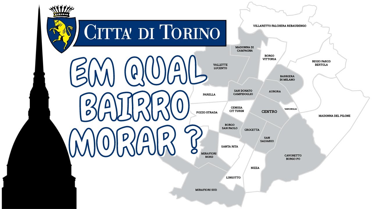 QUAIS OS MELHORES E PIORES BAIRROS DE TORINO | EM QUAL BAIRRO MORAR DE ACORDO COM A SUA EXIGENCIA