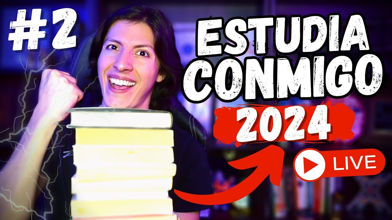 🧠 ESTUDIA CONMIGO 2024 - Parte 2 | Estudia en Vivo con Pablo Lomeli (2 Horas con Música)