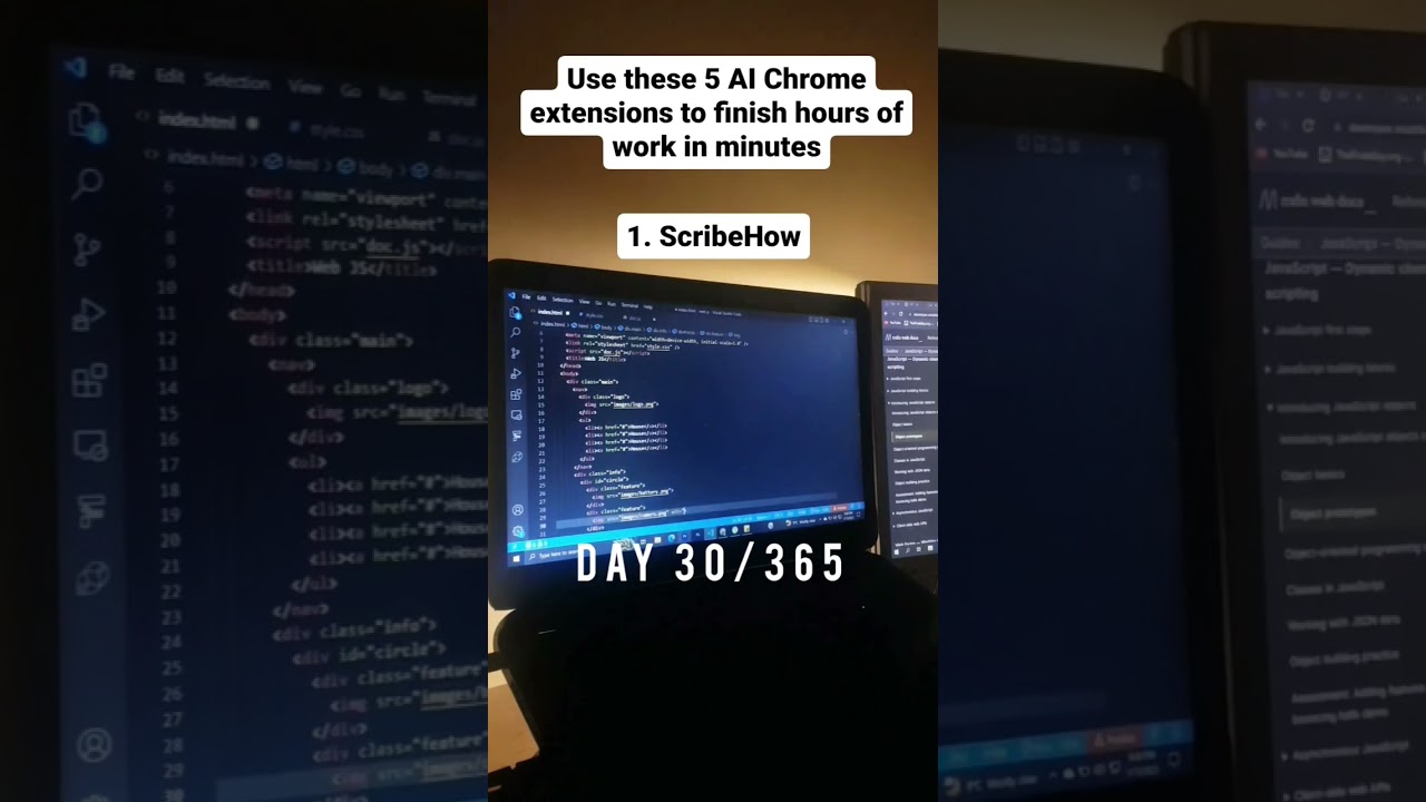 Ai chrome extensions! #coding #shorts #short #viral #shortsfeed #video #shortsviral #viralshorts