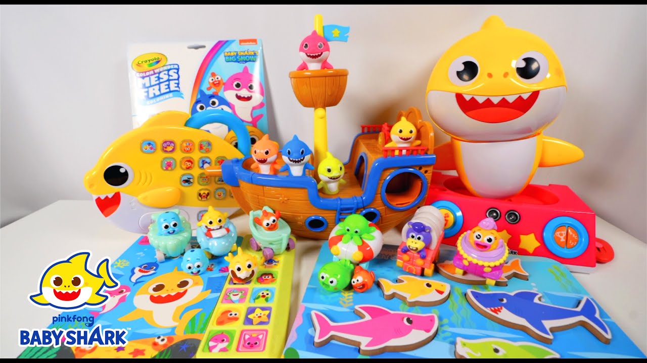 PinkFong Baby Shark Toy Unboxing 2024! ASMR No Talking Review!