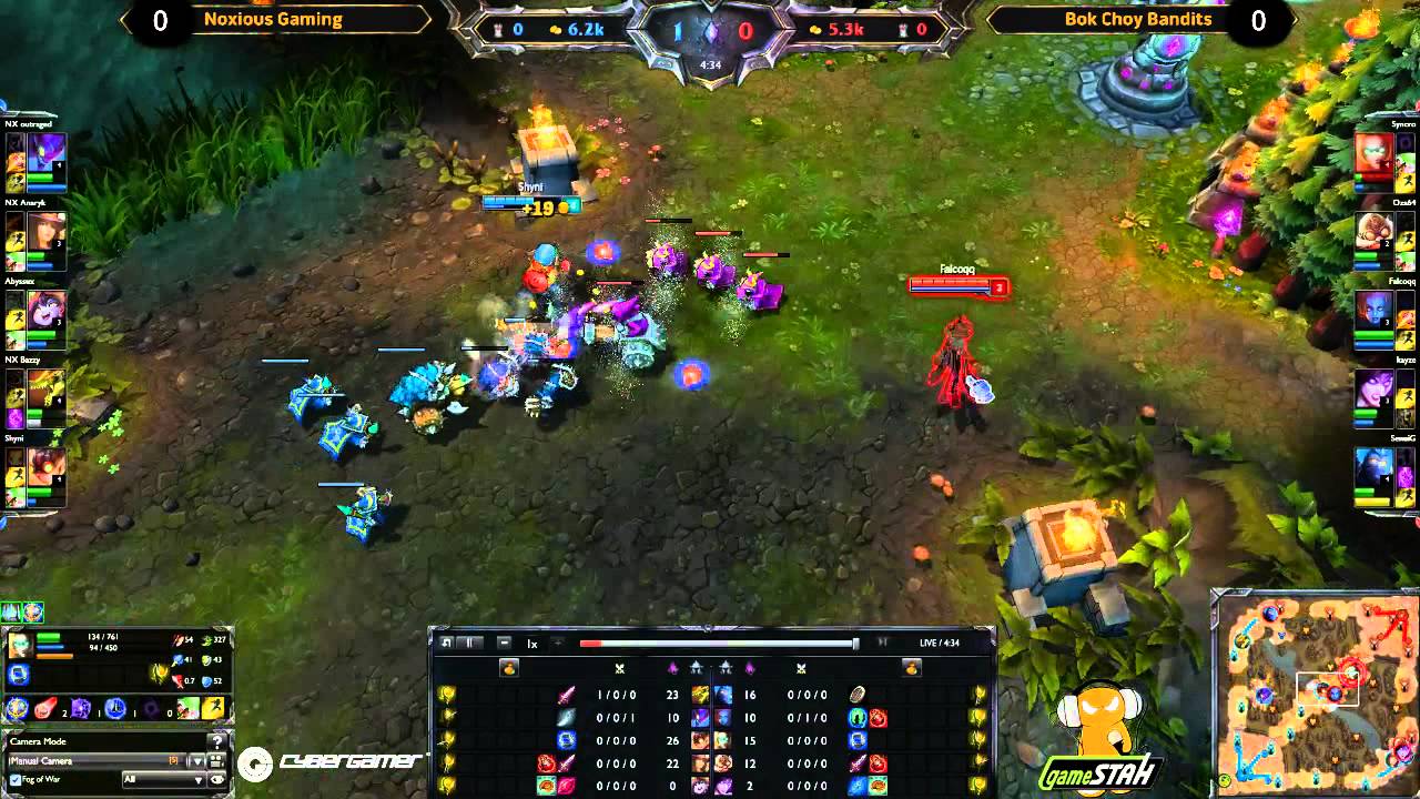 Noxious Gaming vs Bok Choy Bandits G2
