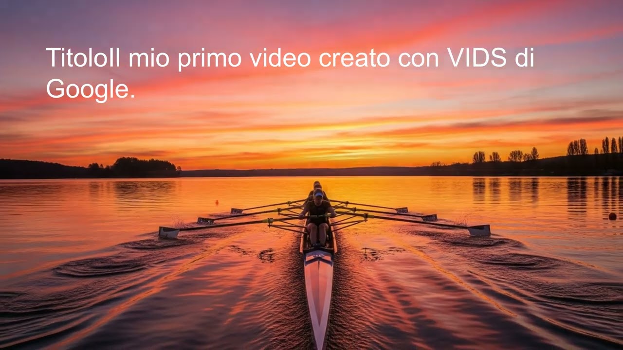 La Forza del Canottaggio Sotto un Cielo di Fuoco | Relax in Acqua