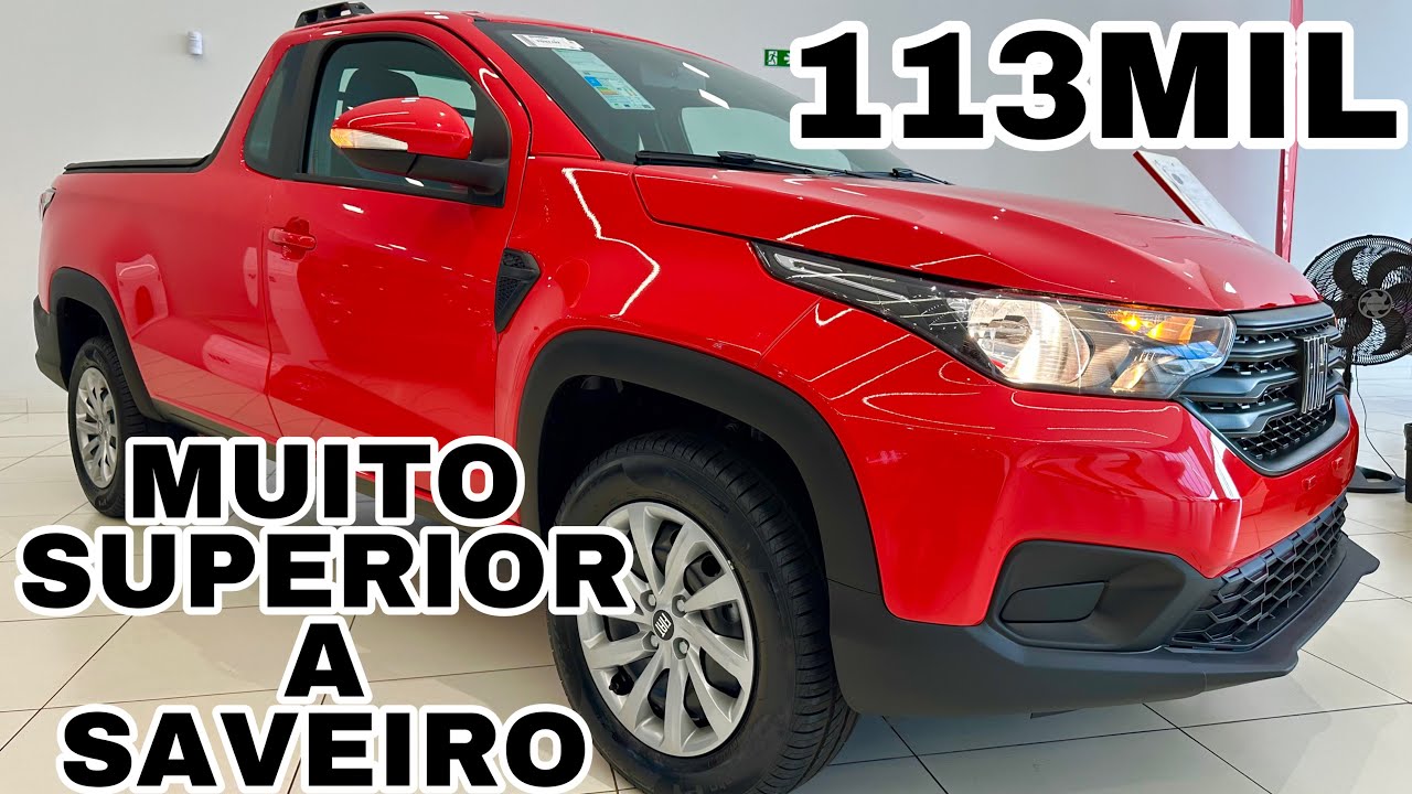 NOVA FIAT STRADA 2025 FREEDOM CS EM DETALHES | ECONÔMICA E AGUENTA MAIS PESO QUE SAVEIRO!!