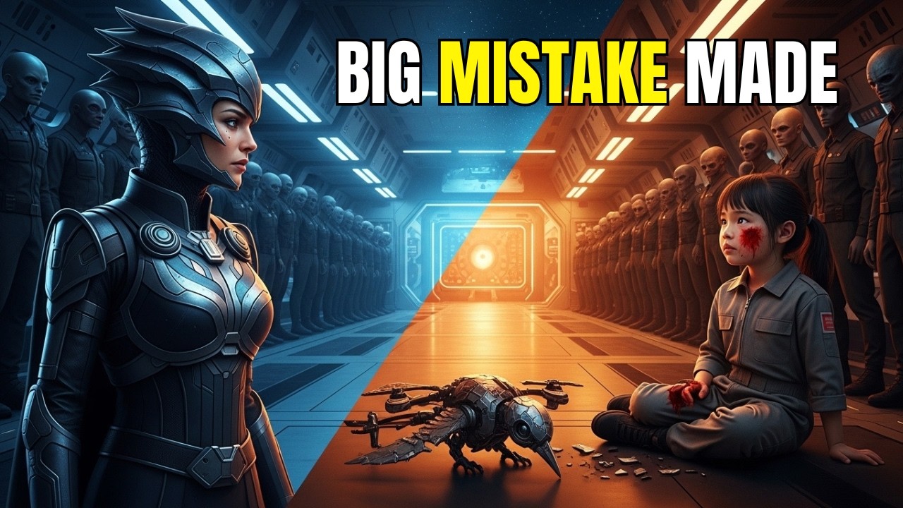 Alien Officer Hit a Human Child | So Deathworlders Dropped Her Head at the Galactic Feet HFY