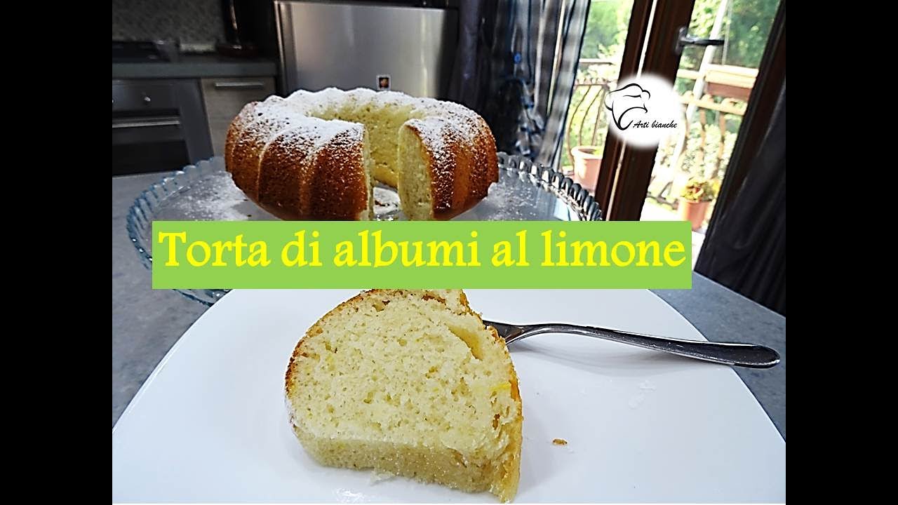 Torta di albumi al limone