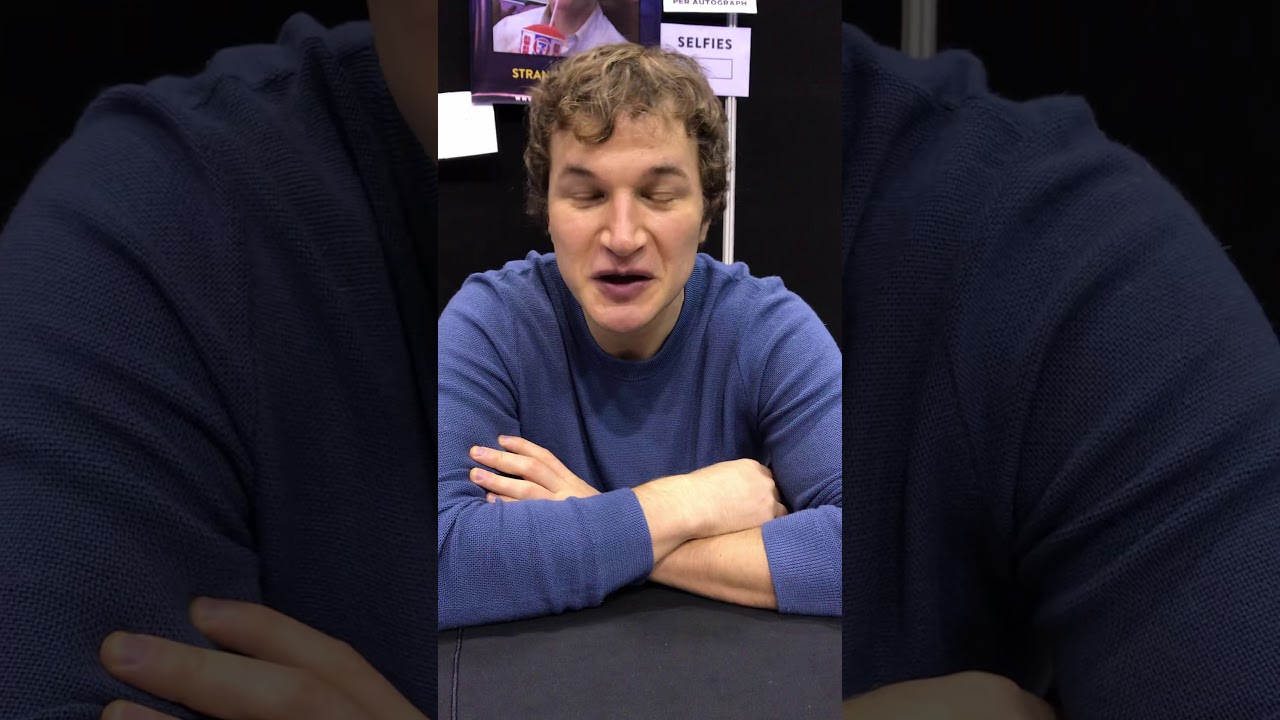 Alec Utgoff (Alexei) from Stranger Things says Hello @ WCC 07/12