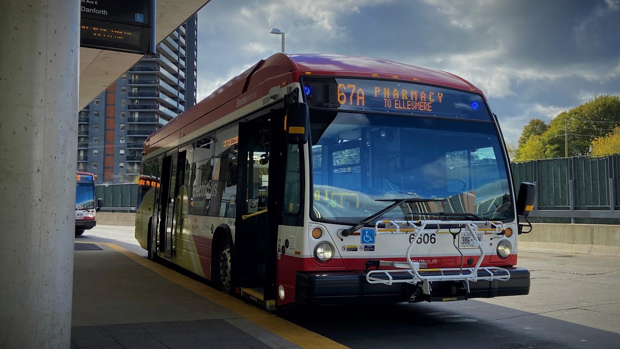 TTC 2025 Nova Bus LFSe+ #6606 | 67 Pharmacy Southbound