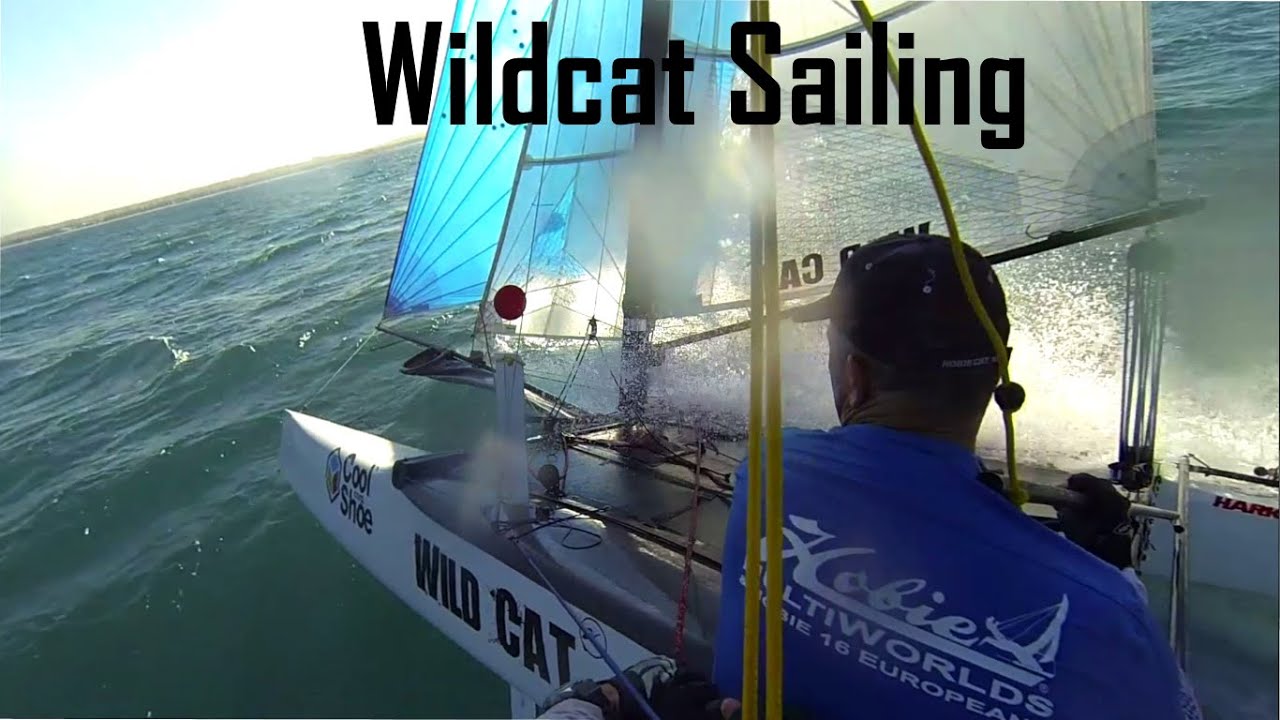 Hobie Cat: Wildcat Sailing & wipeout(Tanzacat)[HD]