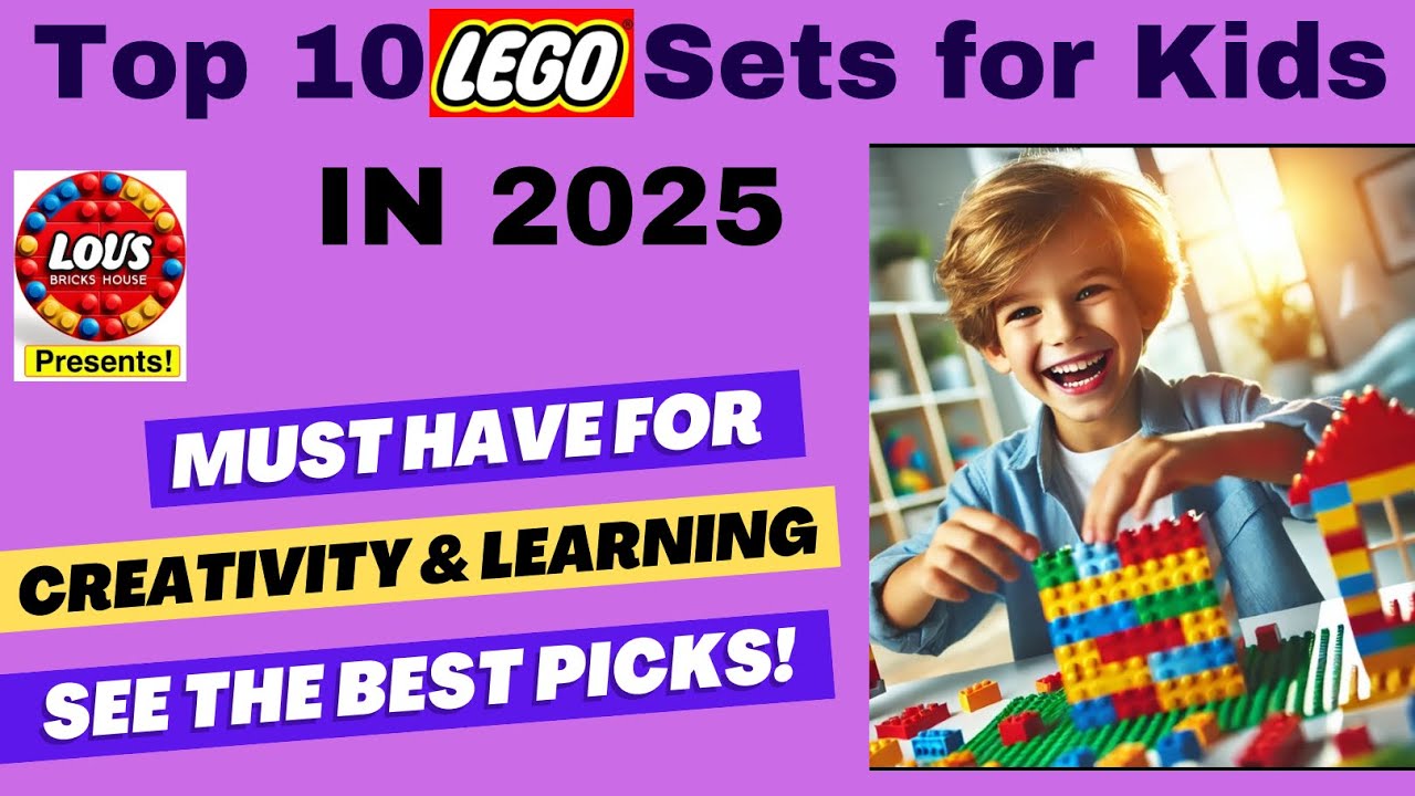 10 лучших наборов LEGO для детей в 2025 году! (Развивают творчество и способствуют обучению)