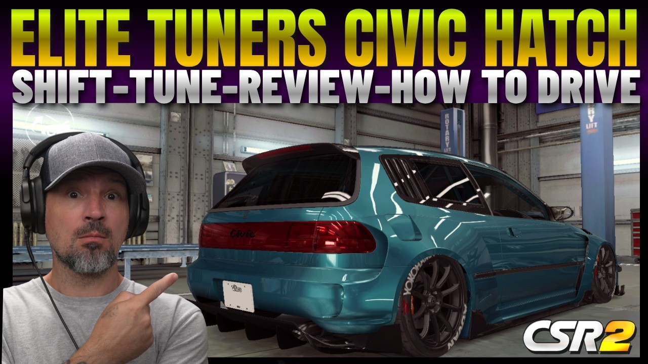 CSR2: Обзор Elite Tuners Honda Civic 1.5 VTEC &mdash; Настройка, переключение передач и подготовка к за...