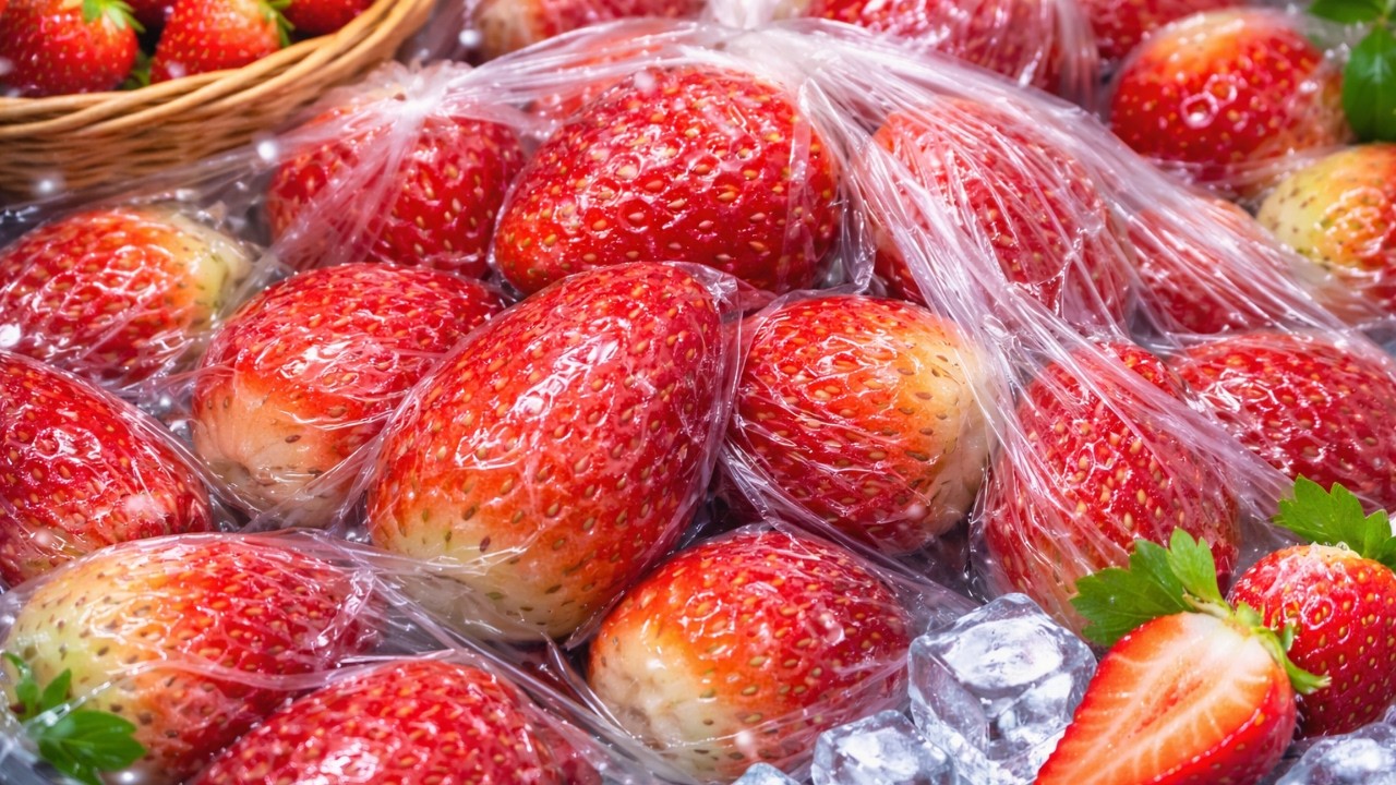أفضل طريقة لحفظ الفراولة في الفريزر 🍓 تبقى طازجة أطول وقت