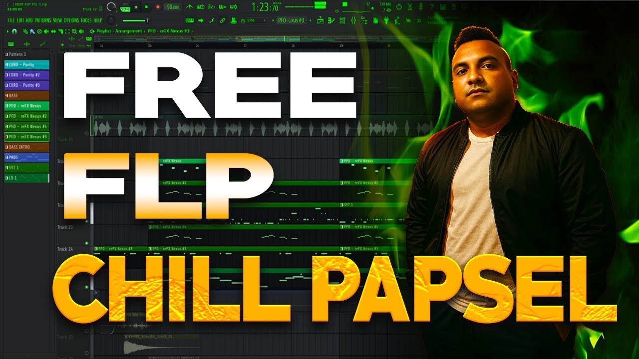 FREE DOWNLOAD FLP CHILL PAPSEL 🔥 Beat Santai | FL Studio Project