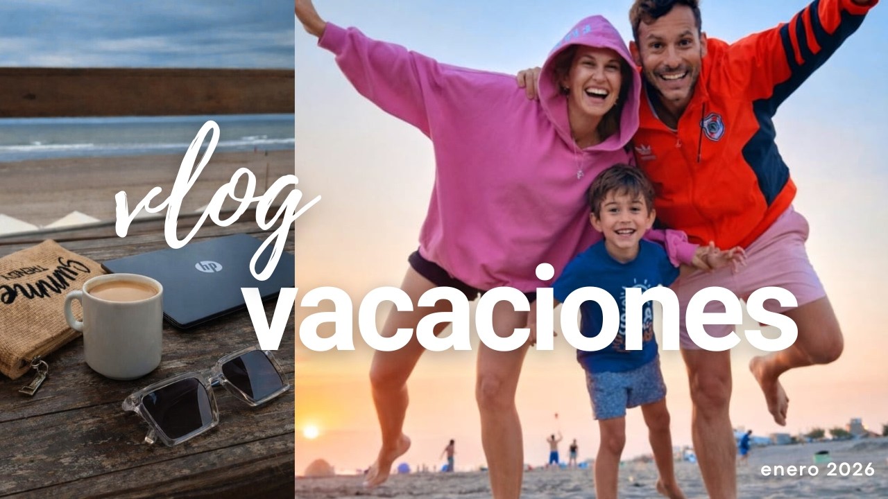 Una semana de vacaciones en Claromecó ARGENTINA + trabajo en la playa🌊✨ | Vlog