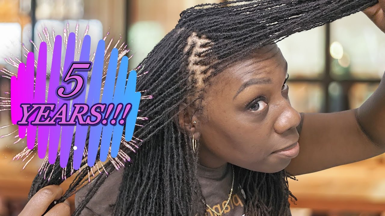 DIY Microlocs | 5 YEAR LOCAVERSARY!!!!! | Loc Journey | Interlocks