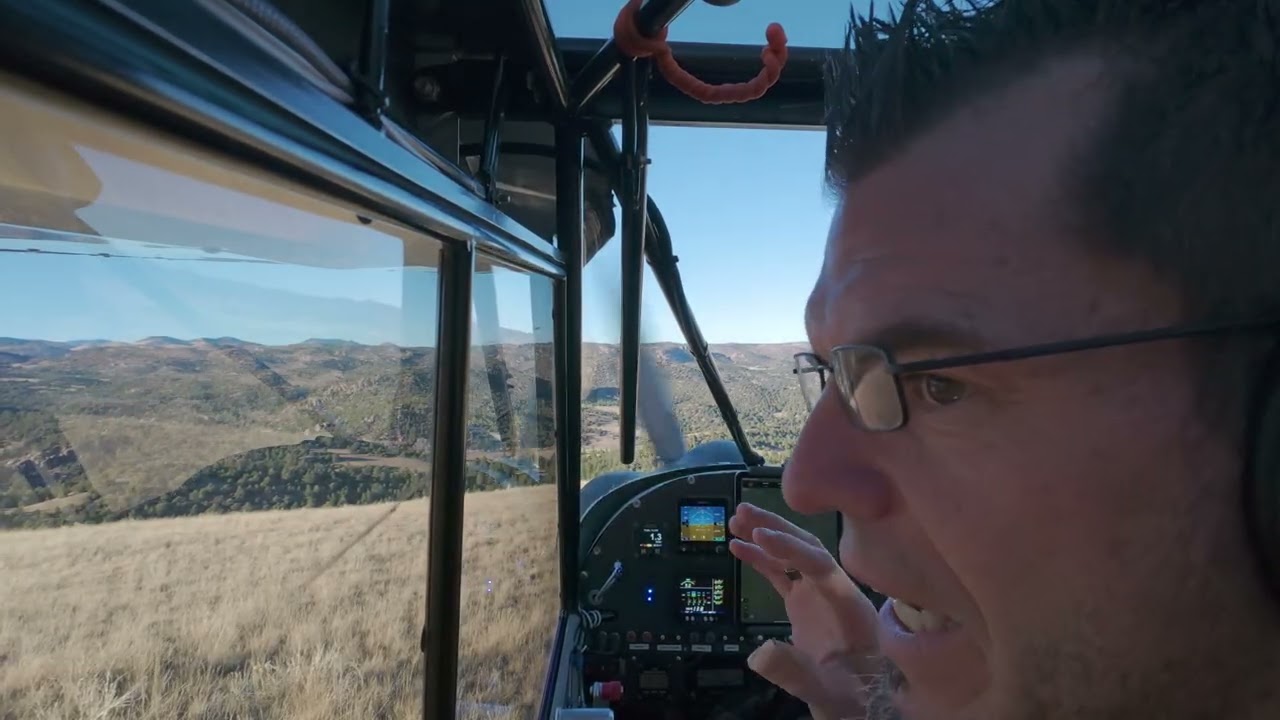 Badlands Traveler landing tough, short spot on a Moutainside 10,000ft